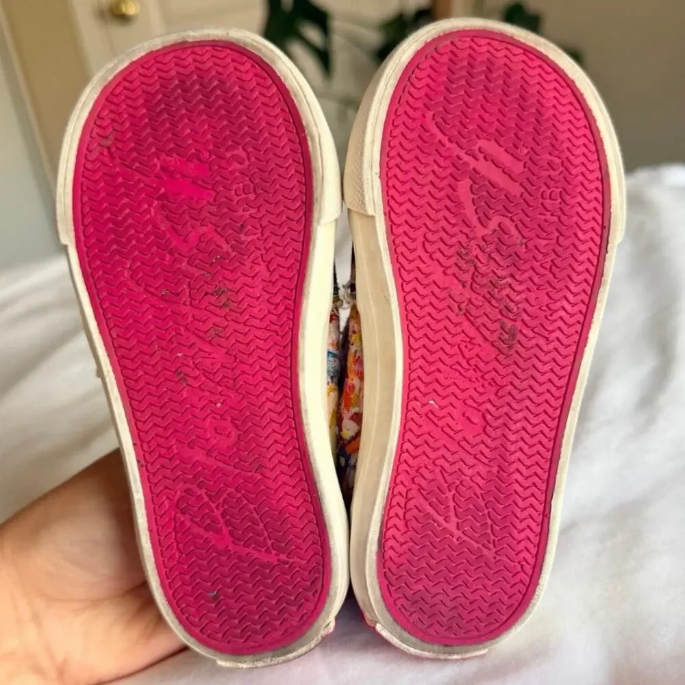 Girls Blowfish Floral Slip-on Shoes Size 6.5-7
